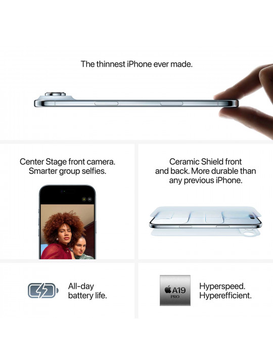 Սմարթ հեռախոս APPLE iPhone Air 256GB (Sky Blue) (A3517) (MG2P4AF/A)