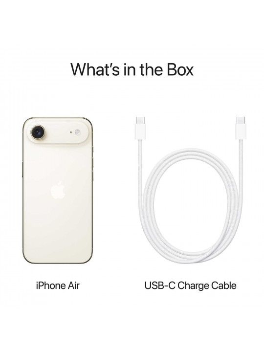 Սմարթ հեռախոս APPLE iPhone Air 512GB (Light Gold) (A3517) (MG2U4AF/A)