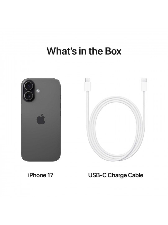 Սմարթ հեռախոս APPLE iPhone 17 256GB (Black) (A3520) (MG6J4AF/A)
