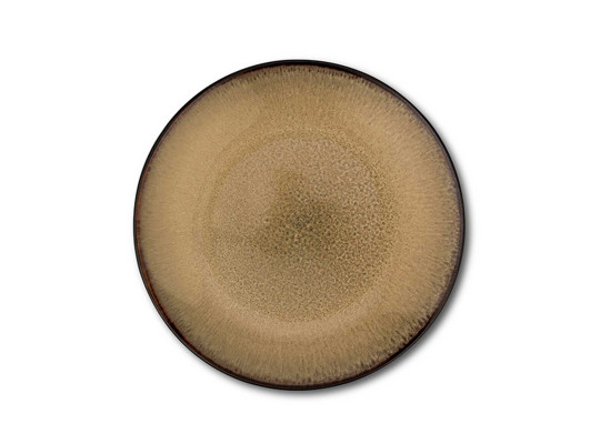 Plate NAVA 10-017-032 SKYLAR DESSERT BROWN 20CM 