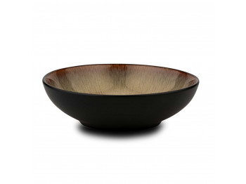 Plate NAVA 10-017-033 SKYLAR SOUP BROWN 20CM 
