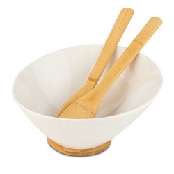 Тара NAVA 10-025-001 TERRESTRIAL WHITE W/BAMBOO BASE 24CM 