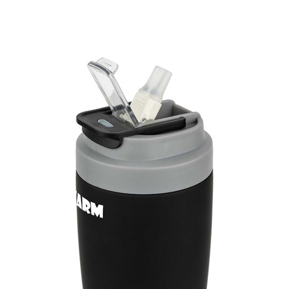 Термос NAVA 10-110-035 WE CARE TRAVEL MUG W/STRAW BLACK 500ML 