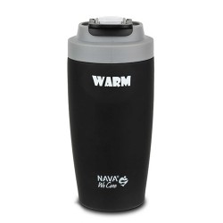 Termos NAVA 10-110-035 WE CARE TRAVEL MUG W/STRAW BLACK 500ML 
