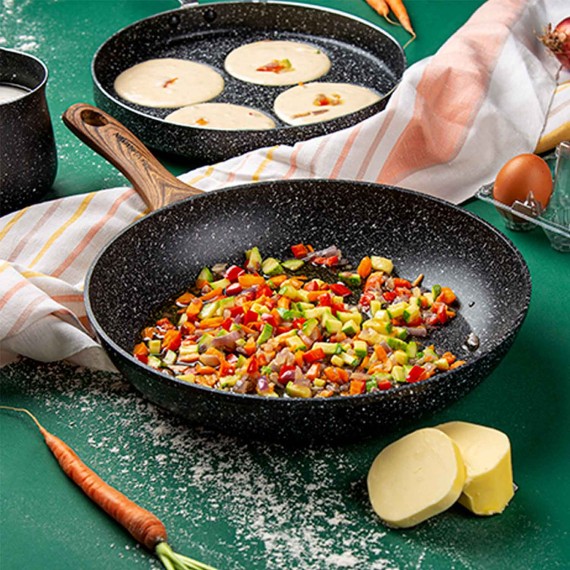 Frypan NAVA 10-144-101 STONE  NATURE 24CM 