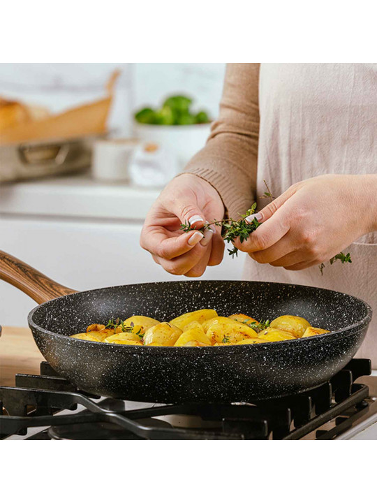 Frypan NAVA 10-144-101 STONE  NATURE 24CM 