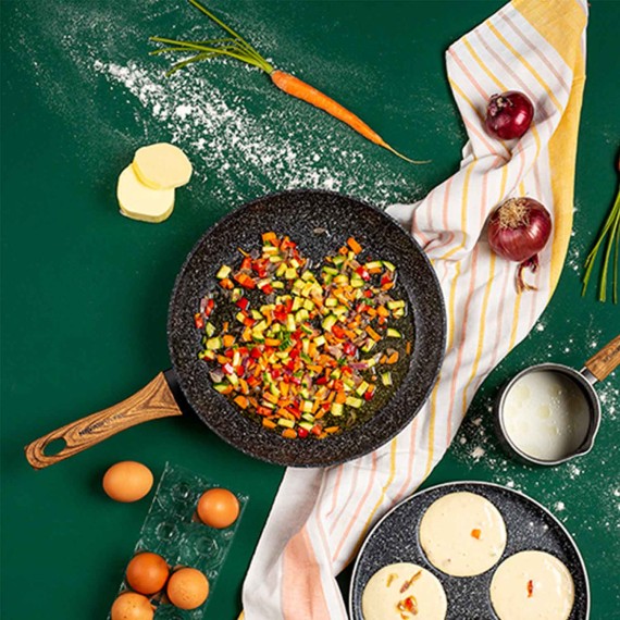 Frypan NAVA 10-144-101 STONE  NATURE 24CM 