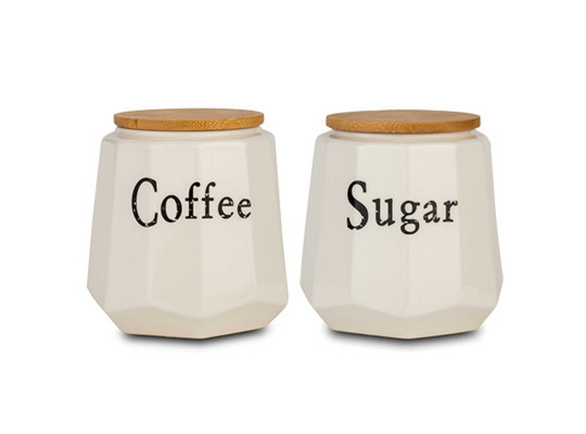 Jar NAVA 10-191-004 COFFEE-SUGAR SET 2PC 650ML 