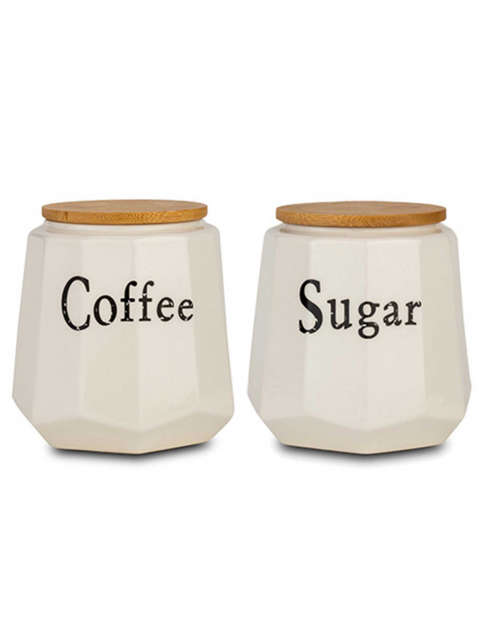 Անոթ NAVA 10-191-004 COFFEE-SUGAR SET 2PC 650ML 