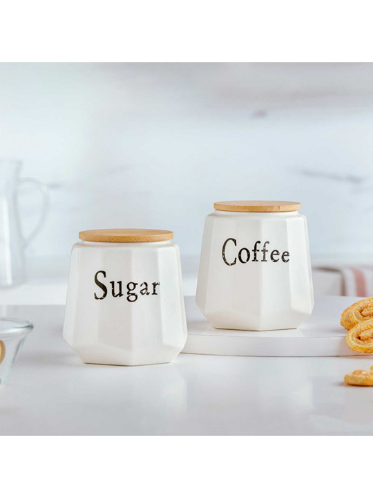 Անոթ NAVA 10-191-004 COFFEE-SUGAR SET 2PC 650ML 
