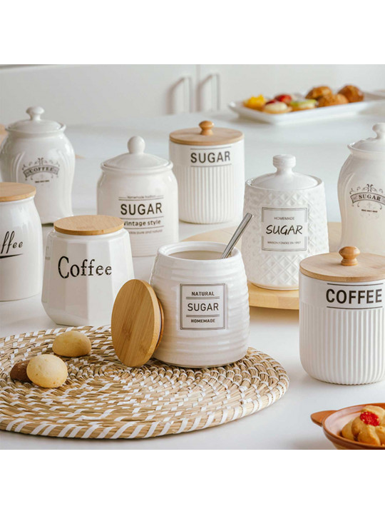 Անոթ NAVA 10-191-004 COFFEE-SUGAR SET 2PC 650ML 