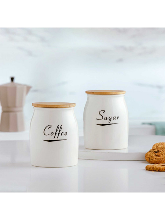Անոթ NAVA 10-191-005 COFFEE-SUGAR SET 2PC 700ML 
