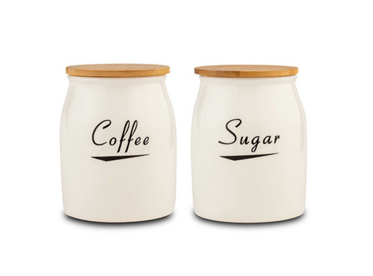 Jar NAVA 10-191-005 COFFEE-SUGAR SET 2PC 700ML 