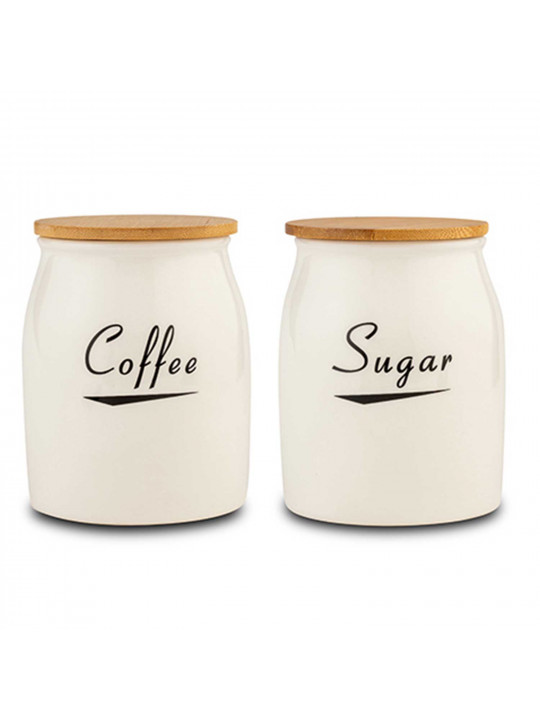 Անոթ NAVA 10-191-005 COFFEE-SUGAR SET 2PC 700ML 