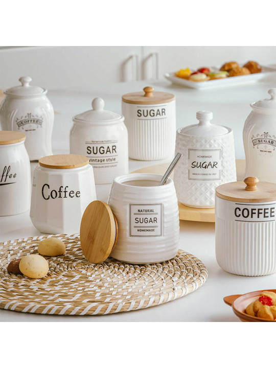 Անոթ NAVA 10-191-005 COFFEE-SUGAR SET 2PC 700ML 