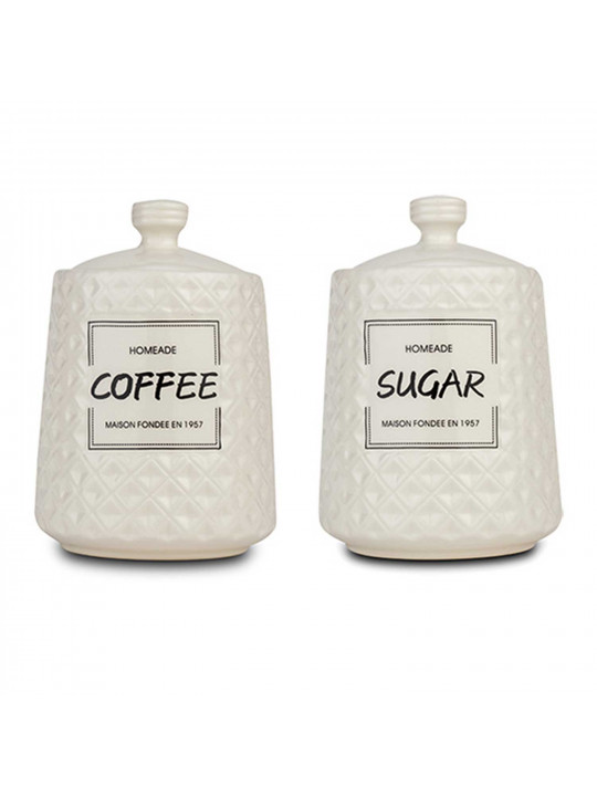 Անոթ NAVA 10-191-006 COFFEE-SUGAR SET 2PC 800ML 