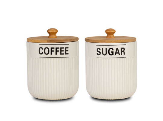 Jar NAVA 10-191-008 COFFEE-SUGAR SET 2PC 850ML 