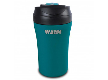Թերմոս NAVA 10-262-150 S.STEEL WE CARE TRAVEL MUG W/STRAW PETROL 450ML 