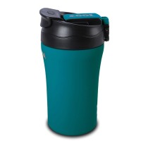 Termos NAVA 10-262-150 S.STEEL WE CARE TRAVEL MUG W/STRAW PETROL 450ML 