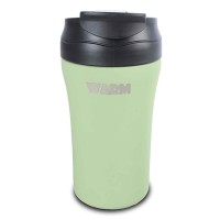 Termos NAVA 10-262-151 S.STEEL WE CARE TRAVEL MUG W/STRAW GREEN 450ML 