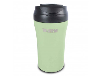 Թերմոս NAVA 10-262-151 S.STEEL WE CARE TRAVEL MUG W/STRAW GREEN 450ML 