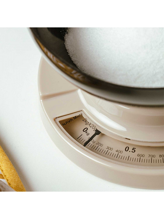 Չափիչներ NAVA 10-274-020 ANALOG SCALE BOWL MISTY 2KG 