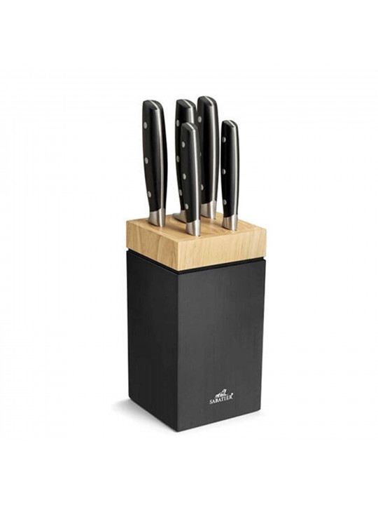 Knives and accessories SABATIER 663080 SEATTLE SET KNIFE BLOCK /5 KNIFE 