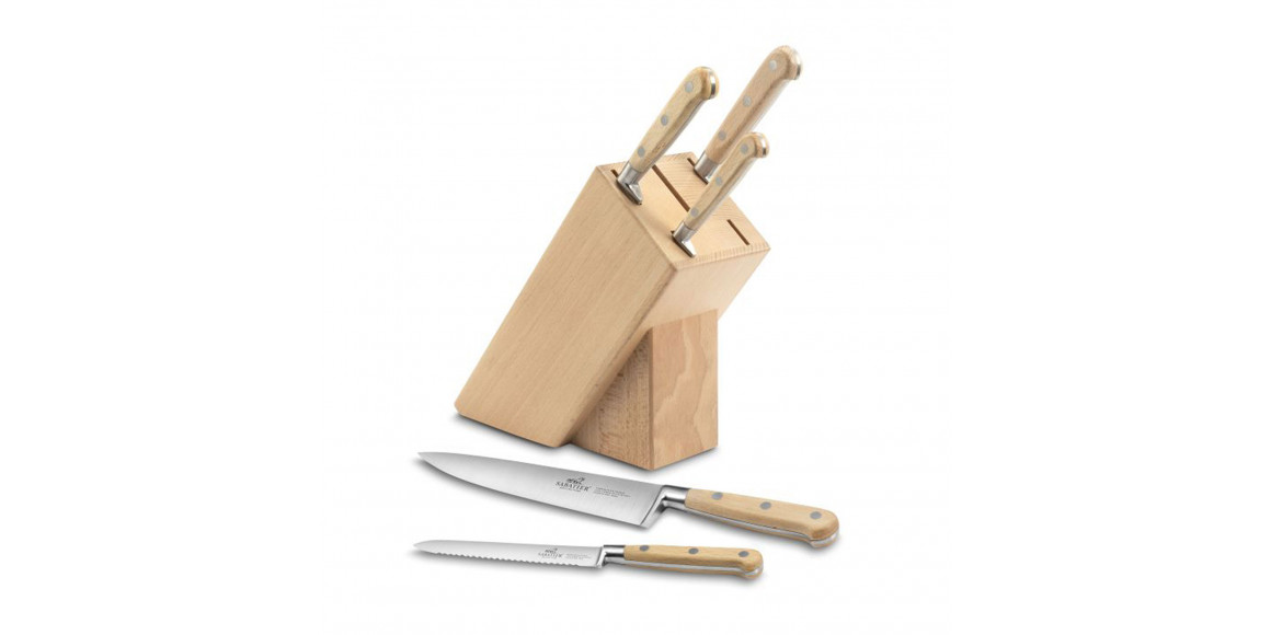 Knives and accessories SABATIER 664387 VERNEUIL SET KNIFE BLOCK /5 KNIFE 