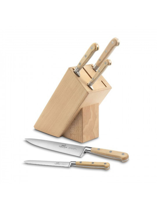 Դանակներ եվ աքսեսուարներ SABATIER 664387 VERNEUIL SET KNIFE BLOCK /5 KNIFE 