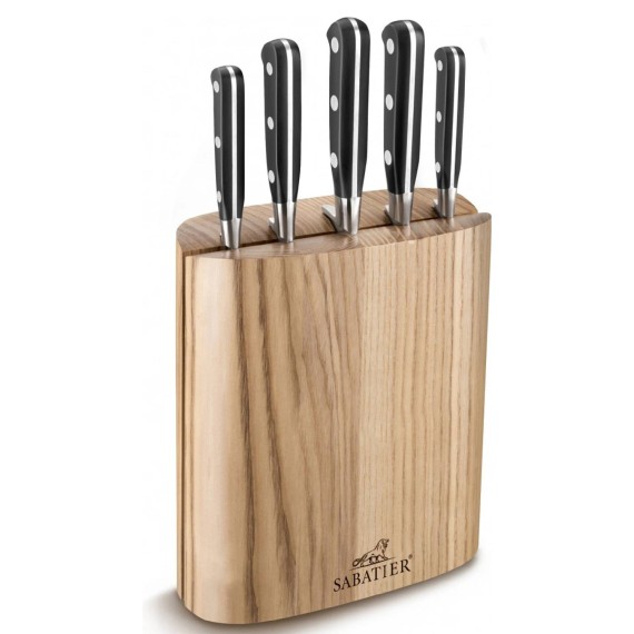 Ножи и аксессуары SABATIER 665084 BORNEO SET KNIFE BLOCK /5 KNIFE 
