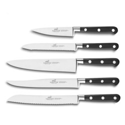 Ножи и аксессуары SABATIER 665084 BORNEO SET KNIFE BLOCK /5 KNIFE 