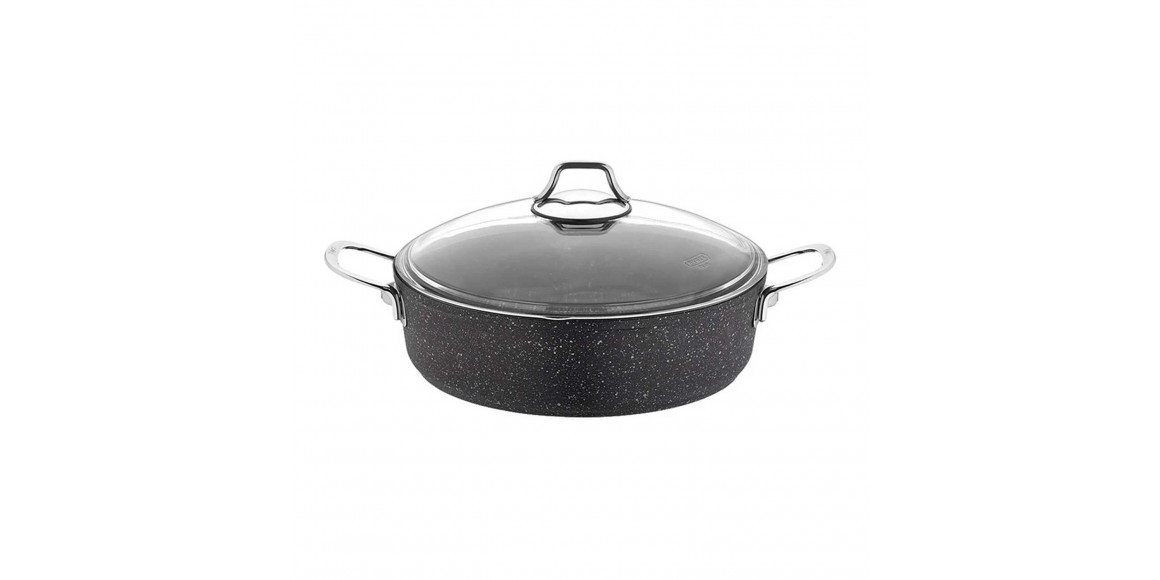 Кастрюли FALEZ BLN3015 BLACK LINE S.S HANDLE SAUCEPAN 24CM 