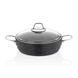Casserols FALEZ BLN3021 BLACK LINE S.S HANDLE SAUCEPAN 22CM 