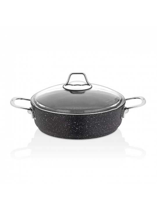 Կաթսաներ FALEZ BLN3021 BLACK LINE S.S HANDLE SAUCEPAN 22CM 