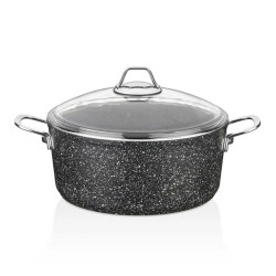 Casserols FALEZ BLN3048 BLACK LINE S.S HANDLE 30CM 