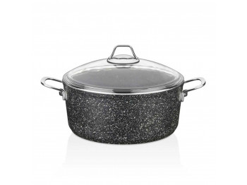 Կաթսաներ FALEZ BLN3048 BLACK LINE S.S HANDLE 30CM 