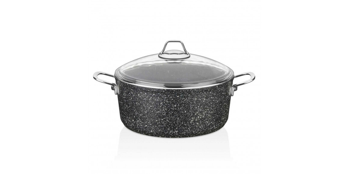 Casserols FALEZ BLN3049 BLACK LINE S.S HANDLE 32CM 