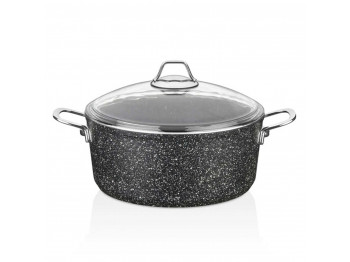 Կաթսաներ FALEZ BLN3049 BLACK LINE S.S HANDLE 32CM 