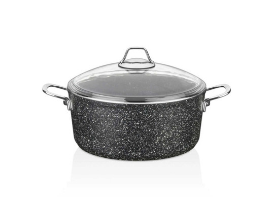 Կաթսաներ FALEZ BLN3049 BLACK LINE S.S HANDLE 32CM 