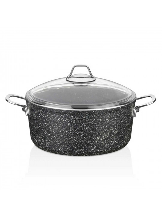 Կաթսաներ FALEZ BLN3049 BLACK LINE S.S HANDLE 32CM 