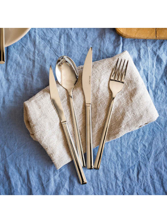 Սեղանի դանակ-պատառաքաղ BRA A048075 VERONA 75PC SET W/STEAK KNIFE 