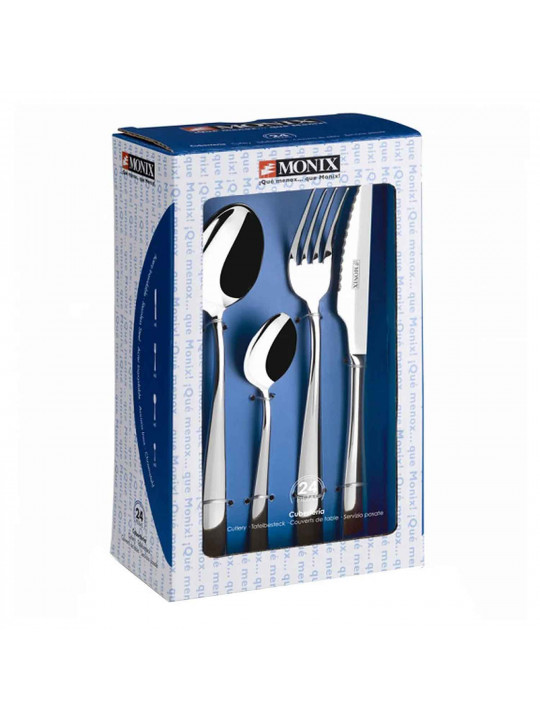 Սեղանի դանակ-պատառաքաղ MONIX M114974 MILAN 24PC SET (E) W/STEAK KNIFE 