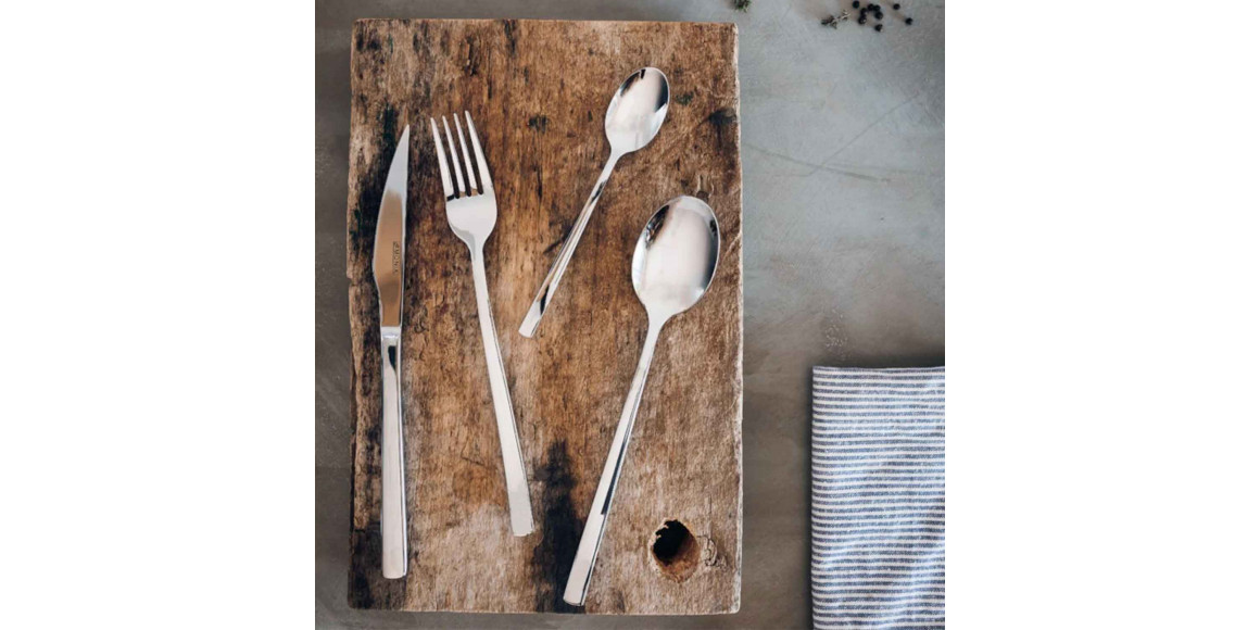 Սեղանի դանակ-պատառաքաղ MONIX M201074 GENOVA 24PC SET W/STEAK KNIFE 