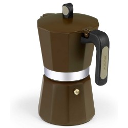 Coffee maker MONIX M671009 NEW CREAM 9 CUPS BROWN 