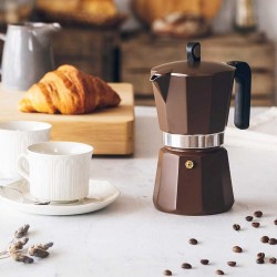 Coffee maker MONIX M671009 NEW CREAM 9 CUPS BROWN 
