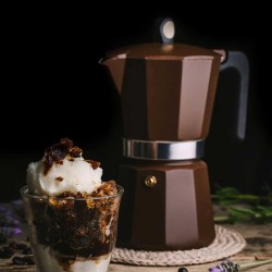 Coffee maker MONIX M671009 NEW CREAM 9 CUPS BROWN 