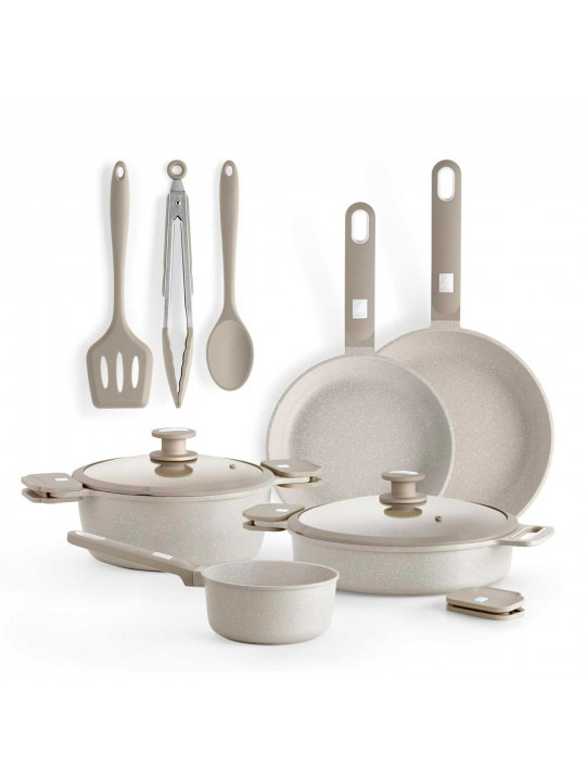 Casserols set MONIX M689901 DENMARK CREAM 10PC 