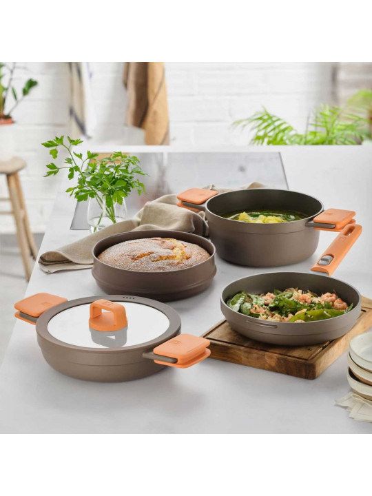 Կաթսաների հավաքածու BRA A360002 COMPAC STEAMER BAKERY SET 24CM 
