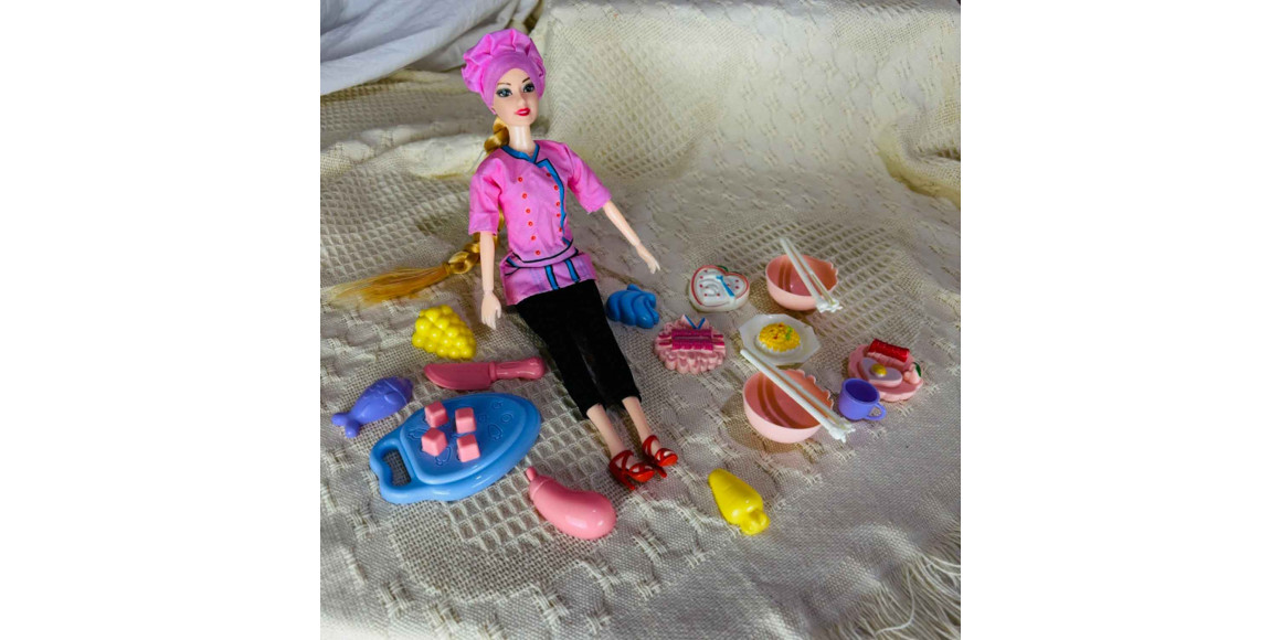 Children collection XIMI 6936706472862 LOVELY GIRL CHEF DOLL SET (472862)