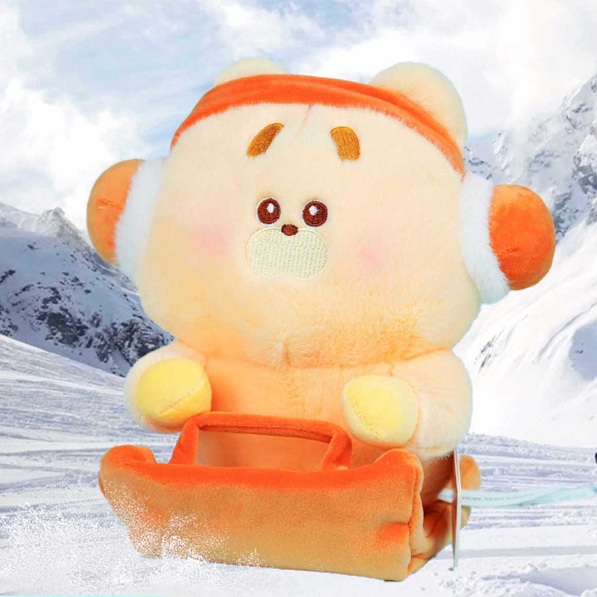 Խաղալիք փափուկ XIMI 6941963943505 SKIING SERIES TIGER MINI STUFFED DOLL (943505)